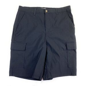 Eddie Bauer Men's Quick Dry‎ Nylon Stretch 10" Black Outdoor Cargo Shorts 34